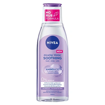 Вода мицеллярная Nivea Micellair Soothing, 200мл