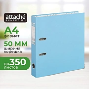 Папка-регистратор ECONOMY PLUS 50мм, голубой, ПБП1,карм.кор.,мет.уг
