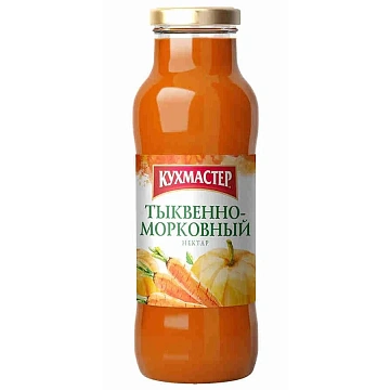 Нектар Кухмастер Тыква-морковь, 300мл, стекло