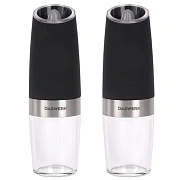 Набор гравитационных мельниц для соли и специй, электрические, 2 шт., PM-6, DASWERK (ДАСВЕРК), 45662