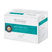 Чай Teatone Mint Green Tea, зеленый, 20 пакетиков на чайник