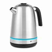 Чайник BQ (БИ-КЬЮ) KT1725SW, 1,7 л, 2200 Вт, закрытый нагревательный элемент, нержавеющая сталь, 861