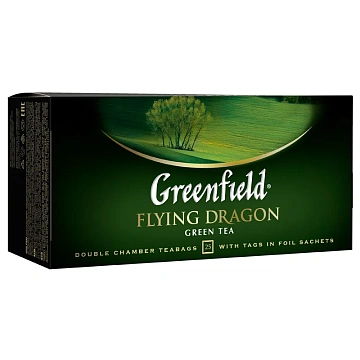 Чай Greenfield Flying Dragon зеленый фольгир.25пак/уп 0358-10