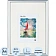 Рамка А4 пластиковая PS 516 серебро матовое