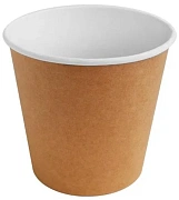 Контейнер бумажный круглый для супа без крыш. 350мл D=95мм Uni цвет Крафт (х60/600) 60шт