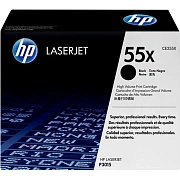 Картридж лазерный HP 55X CE255X чер. пов.емк. для LJ P3015d