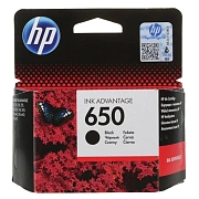 Картридж струйный HP (CZ101AE) Deskjet Ink Advantage 2515/2516 №650, черный, оригинальный