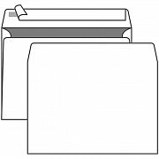 Конверты С4 (229х324 мм), отрывная лента, 90 г/м2, КОМПЛЕКТ 250 шт., внутренняя запечатка, С4.01С.25