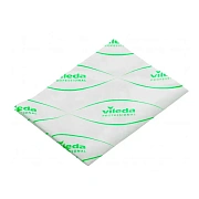 Салфетка хозяйственная Vileda Professional МикронСоло 40х30см, зеленая, одноразовая, 100шт, в пачке, 160103
