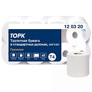 Бумага туалетная TORK PREMIUM, спайка 8 рулонов по 23 метра (Система T4) 2-слойная, белая, 120320