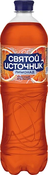 Напиток Святой Источник Лимонад красный апельсин газированный, 1л