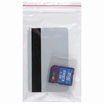 Пакеты с замком ZIP LOCK 'зиплок', комплект 100 шт., 80х120 мм, ПВД, толщина 35 микрон, BRAUBERG, 60