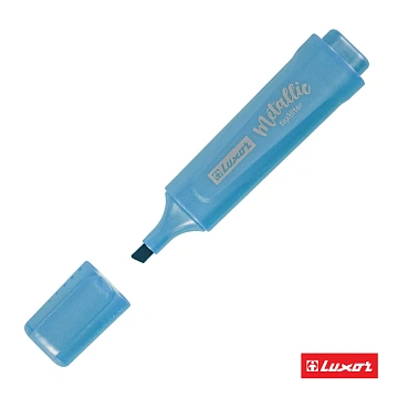 Текстовыделитель Luxor 'Textliter Metallic' голубой, 1-5мм.