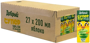 Сок Добрый яблоко, 200мл