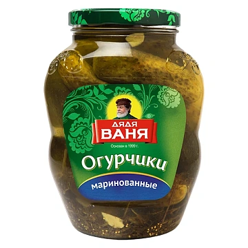 Огурчики Дядя Ваня маринованные, 1.8кг