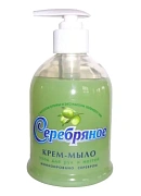 Мыло жидкое: СЕРЕБРЯНОЕ 300мл с маслом оливы и экстрактом зеленого чая (шт.)
