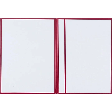 Папка адресная ВИНЬЕТКОЙ балакрон (красн. шелк)