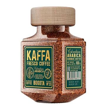 Кофе Kaffa Fresco Bogota растворимый сублимированный, 100г