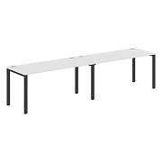 Стол 2-х местный XS6WST 3270 Белый/Антрацит 3200х700х750 XTEN-S60