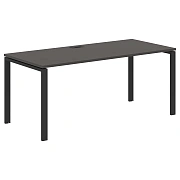 Стол прямой EUST 1780 Мокко/Черный 1760х800х750 EDIS