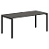 Стол прямой EUST 1780 Мокко/Черный 1760х800х750 EDIS