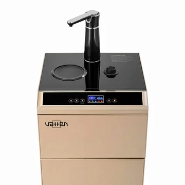 Кулер для воды c чайником VATTEN L49QEAT Tea Bar, напольный, ОХЛАЖДЕНИЕ ЭЛЕКТРОННОЕ, шкаф, 1 кран, 5