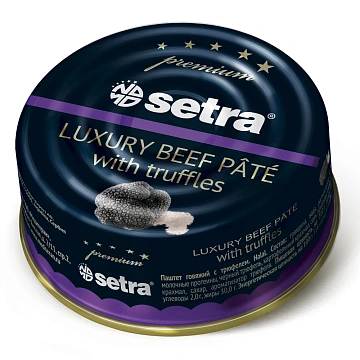 Паштет Setra Халяль говяжий с трюфелем, 100г