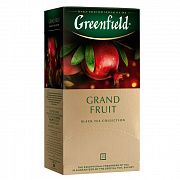 Чай GREENFIELD 'Grand Fruit' черный с гранатом, гибискусом, розмарином, 25 пакетиков в конвертах по