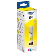 Чернила EPSON 101 (T03V44) для СНПЧ L4150/ L4160/ L6160/ L6170/ L6190, желтые, ОРИГИНАЛЬНЫЕ, C13T03V