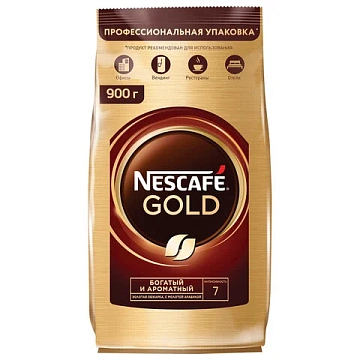 Кофе молотый в растворимом NESCAFE 'Gold' 900 г, сублимированный, 12348493