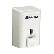 Диспенсер для мыла наливной Merida Популярный Д112, белый, пластик, 500мл