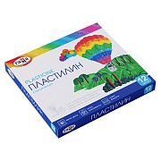 Пластилин классический ГАММА 'Классический', 12 цветов, 240 г, со стеком, картонная упаковка, 281033