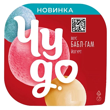 Йогурт Чудо Баббл-гам 4%, 101г