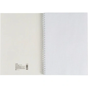Тетрадь общая Attache Cristal,120л,клет,А4,спир,обл.мел.карт