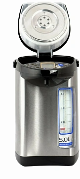 Термопот Gemlux GL-PCM-50W на 4.5л, 800Вт, серебристо-черный