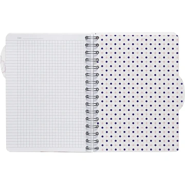 Бизнес-тетрадь А5,140л,кл,сп,пласт Attache Selection Flower Dreams I Choose