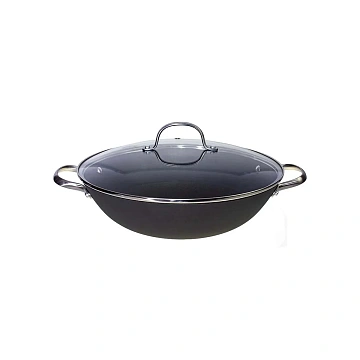 Казан с крышкой Proffi kitchen чугунный, 30см
