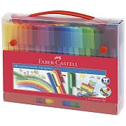 Фломастеры Faber-Castell 'Connector', 60цв., смываемые, соединяемые колпачки, пластик. уп., европодв