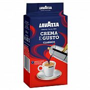 Кофе молотый LAVAZZA 'Crema E Gusto' 250 г, ИТАЛИЯ, 3876