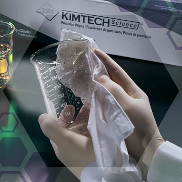 Протирочные салфетки Kimberly-Clark Kimtech 7551, листовые, 196шт, 1 слой, белые