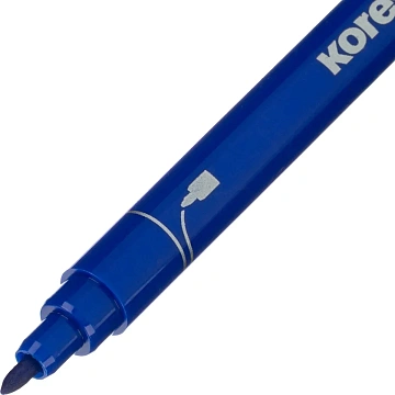 Фломастеры Kores 10цв,двусторон,вент.колп, 29021