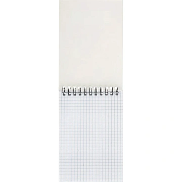 Блокнот А6,80л,кл,греб,карт.обл+УФ-лак Attache Selection Fluid Бирюзовый