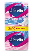 Прокладки Libretta Ultra Normal Deo мягкая поверхность, 20шт
