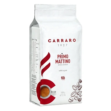 Кофе в зернах Carraro Primo Mattino, 1кг