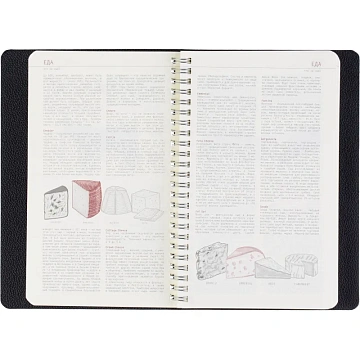 Ежедневник недатированный А5 ALBA черный, 136л 3-783/01