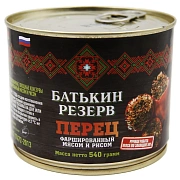 Перец Батькин Резерв фаршированный мясо-рис ГОСТ, 540г