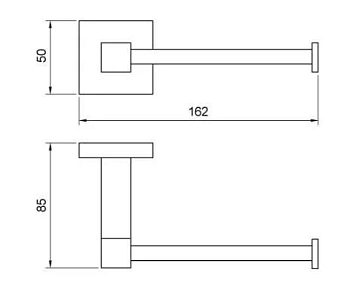 Держатель туалетной бумаги Nofer Barcelona 16900.B