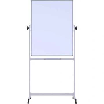 Доска магнитно-маркерная(бел)/меловая(зелен) Attache Twist 100х70вращ,ролик