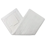 Насадка МОП плоская для швабры/держателя 42 см, уши/карманы (ТИП У/К), микрофибра, упаковка, LAIMA,