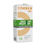 Сливки Эконива Professional Line ультрапастеризованные 10%, 1л